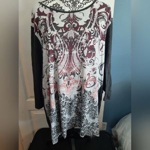 Women's 3/4 sleeve shirt size 3X CJ Banks
